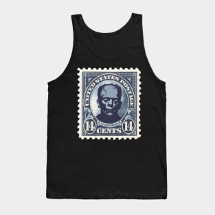 Creepy Frankenstein in Stamp design Tank Top